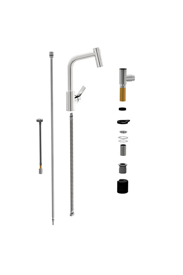 Artema Maestro A42146 Pull-Out Eviye Mutfak Bataryası, Krom